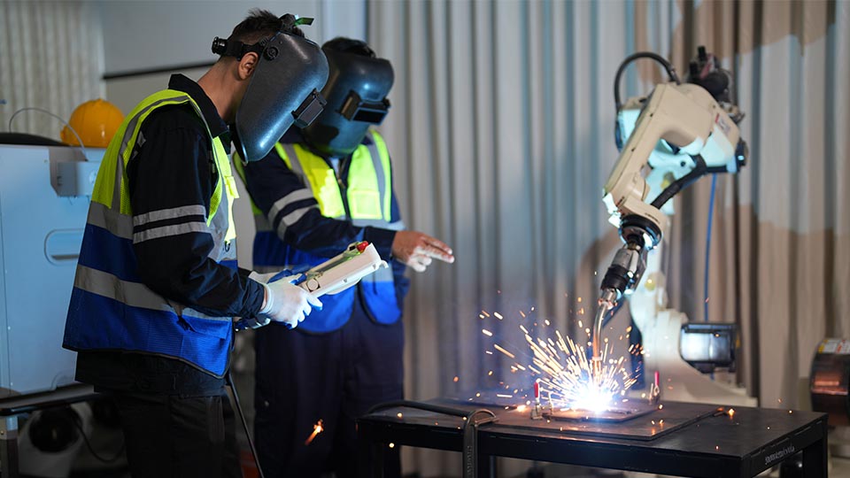 Contract welding robot programmers